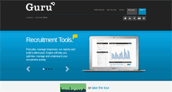 Desktop Screenshot of gurucareersengine.com